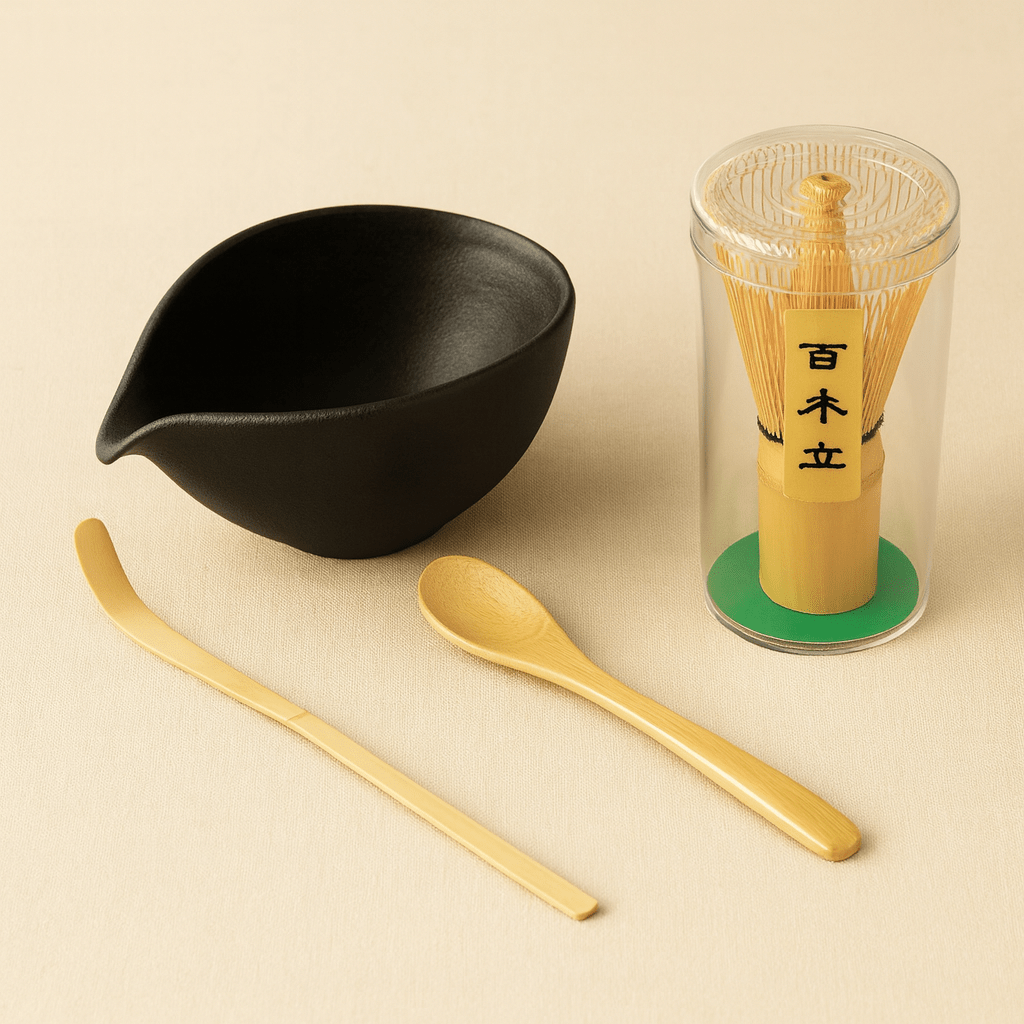 TH® | Kit matcha japonais bol goutte en céramique et fouet bambou 3