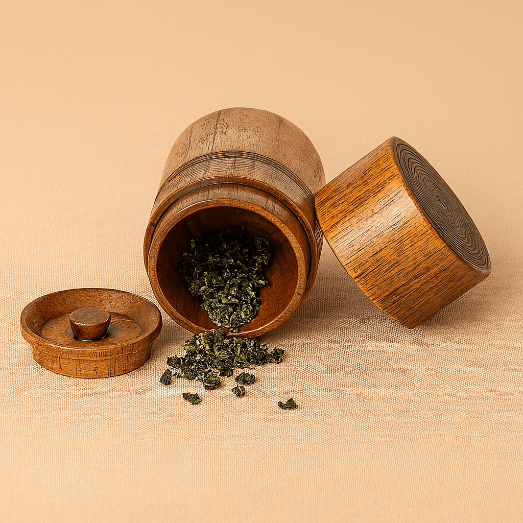 Théièrea | Boite à thé bois pour oolong et café 200g