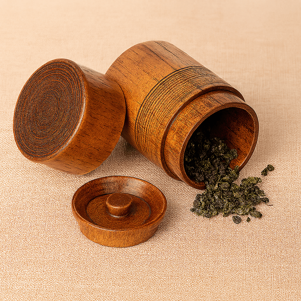 Théièrea | Boite à thé bois pour oolong et café 200g