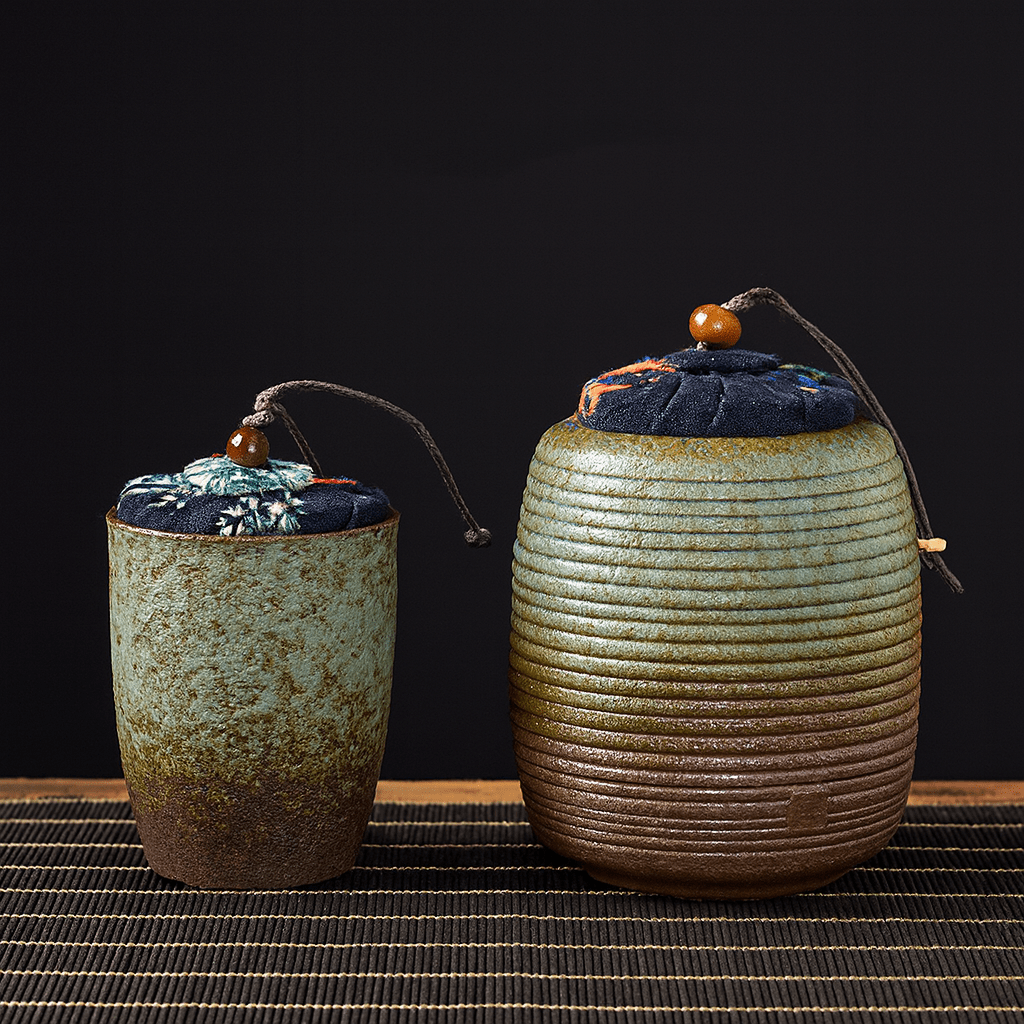 Théièrea | Boite à thé céramique japonaise vintage 400ml