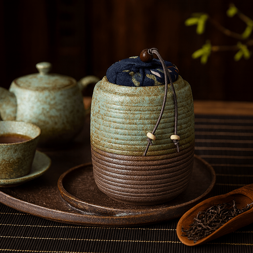 Théièrea | Boite à thé céramique japonaise vintage 400ml