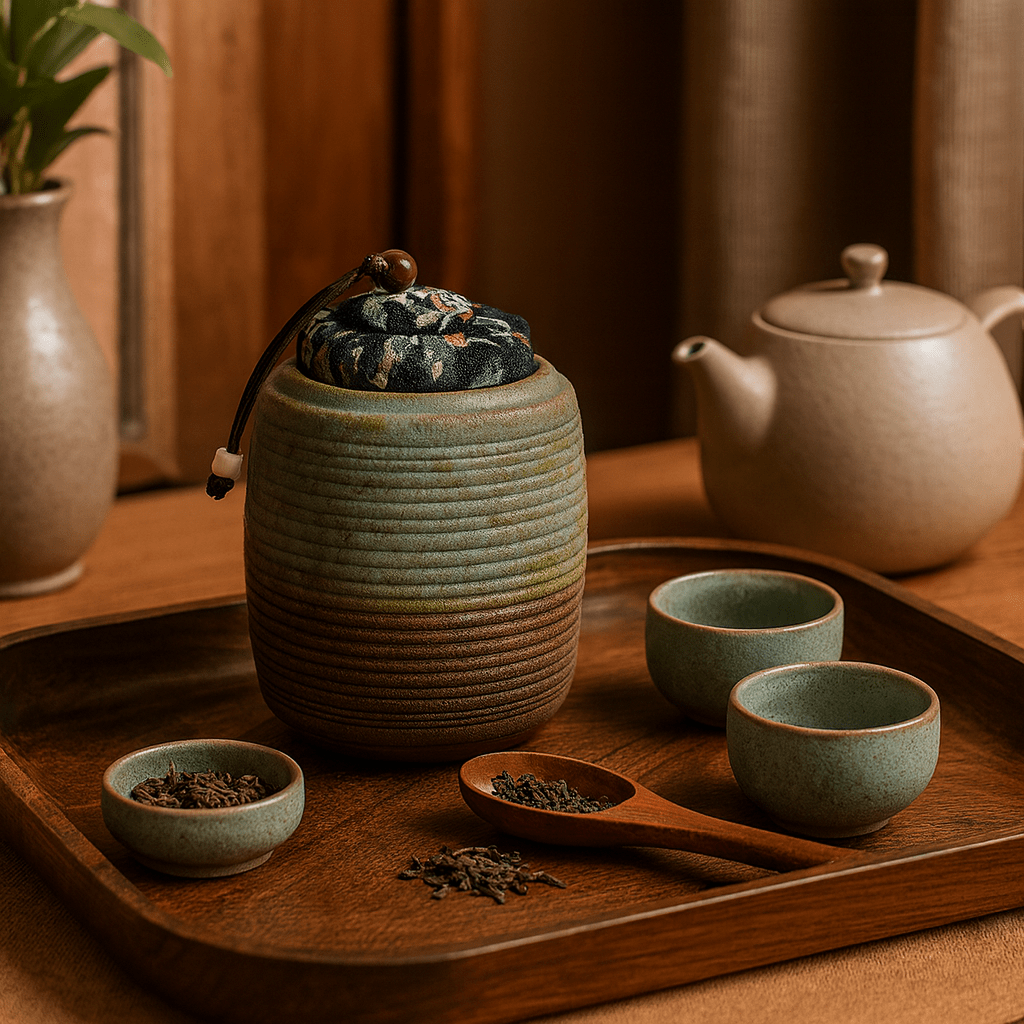 Théièrea | Boite à thé céramique japonaise vintage 400ml
