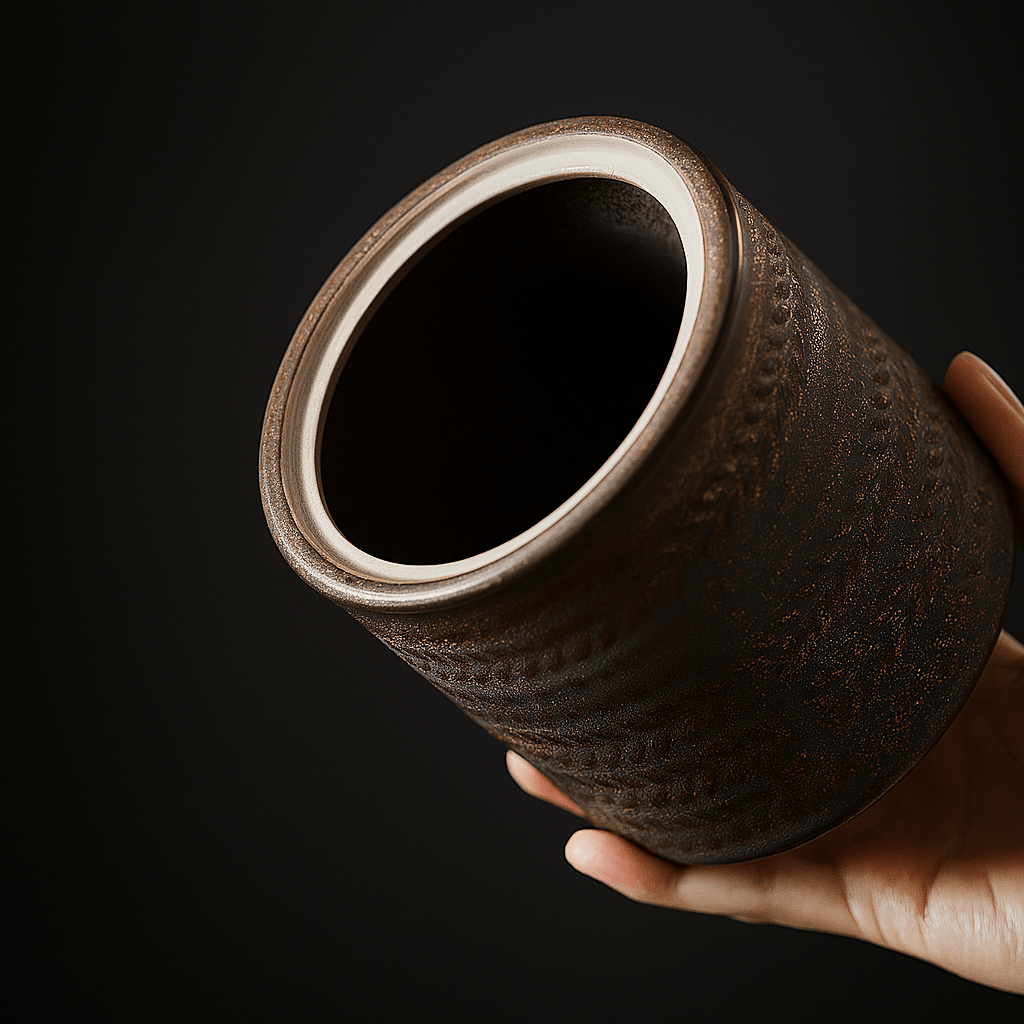 Théièrea | Boite à thé céramique motif tressé 350ml 350 ml