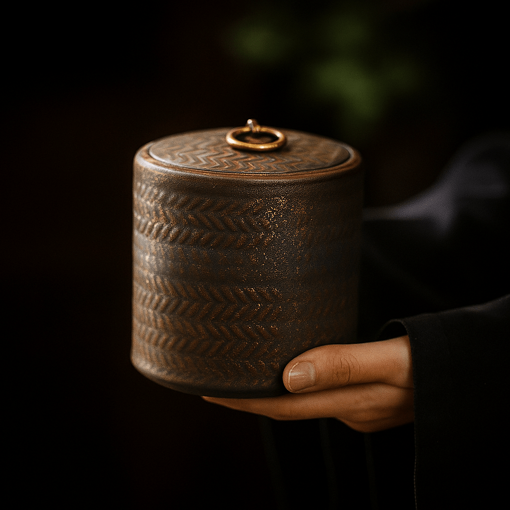 Théièrea | Boite à thé céramique motif tressé 350ml 350 ml