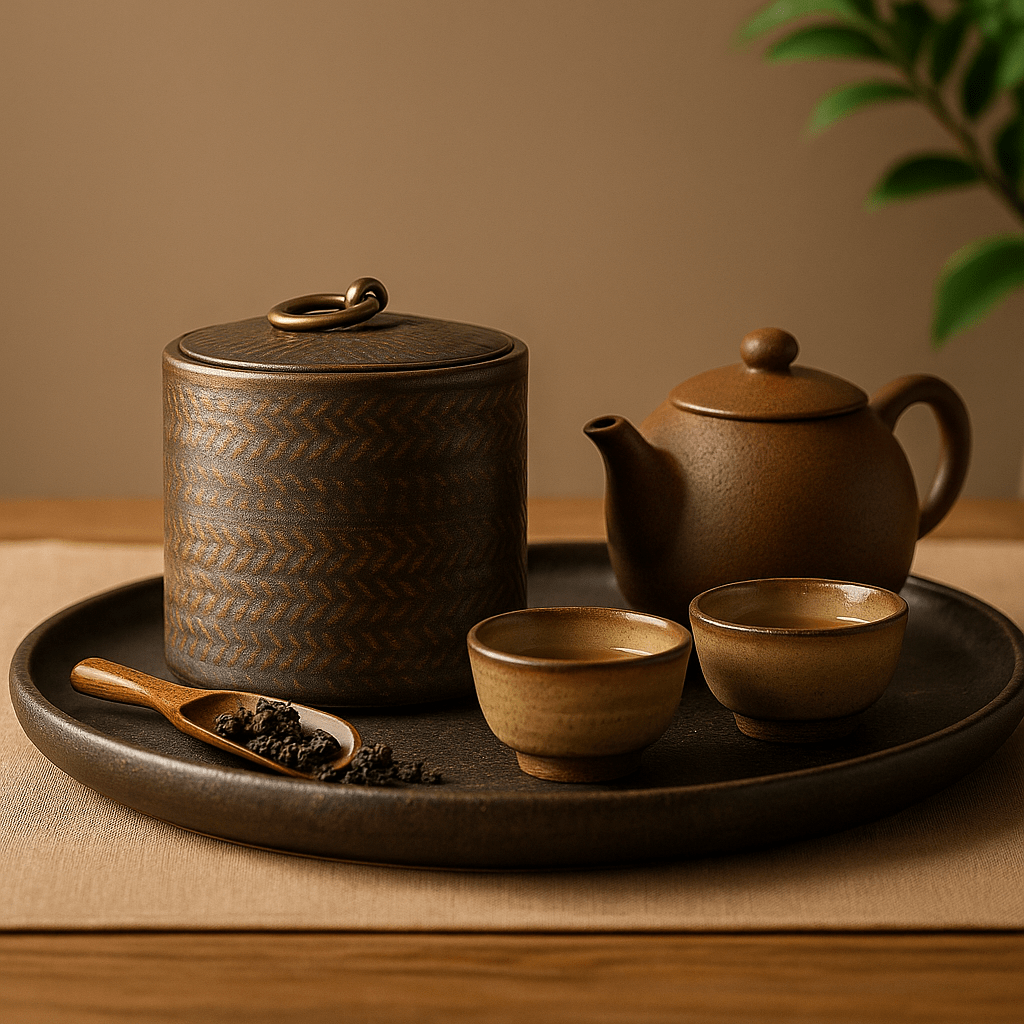 Théièrea | Boite à thé céramique motif tressé 350ml 350 ml