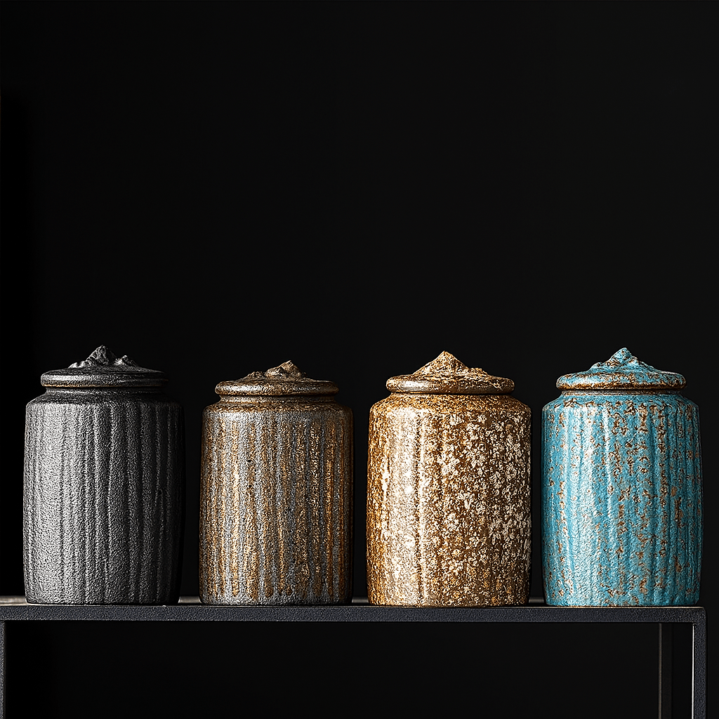 Théièrea | Boite à thé céramique rustique artisanale 200ml