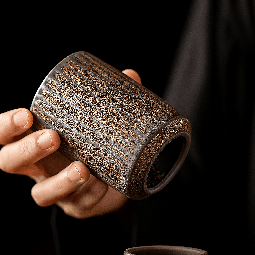 Théièrea | Boite à thé céramique rustique artisanale 200ml