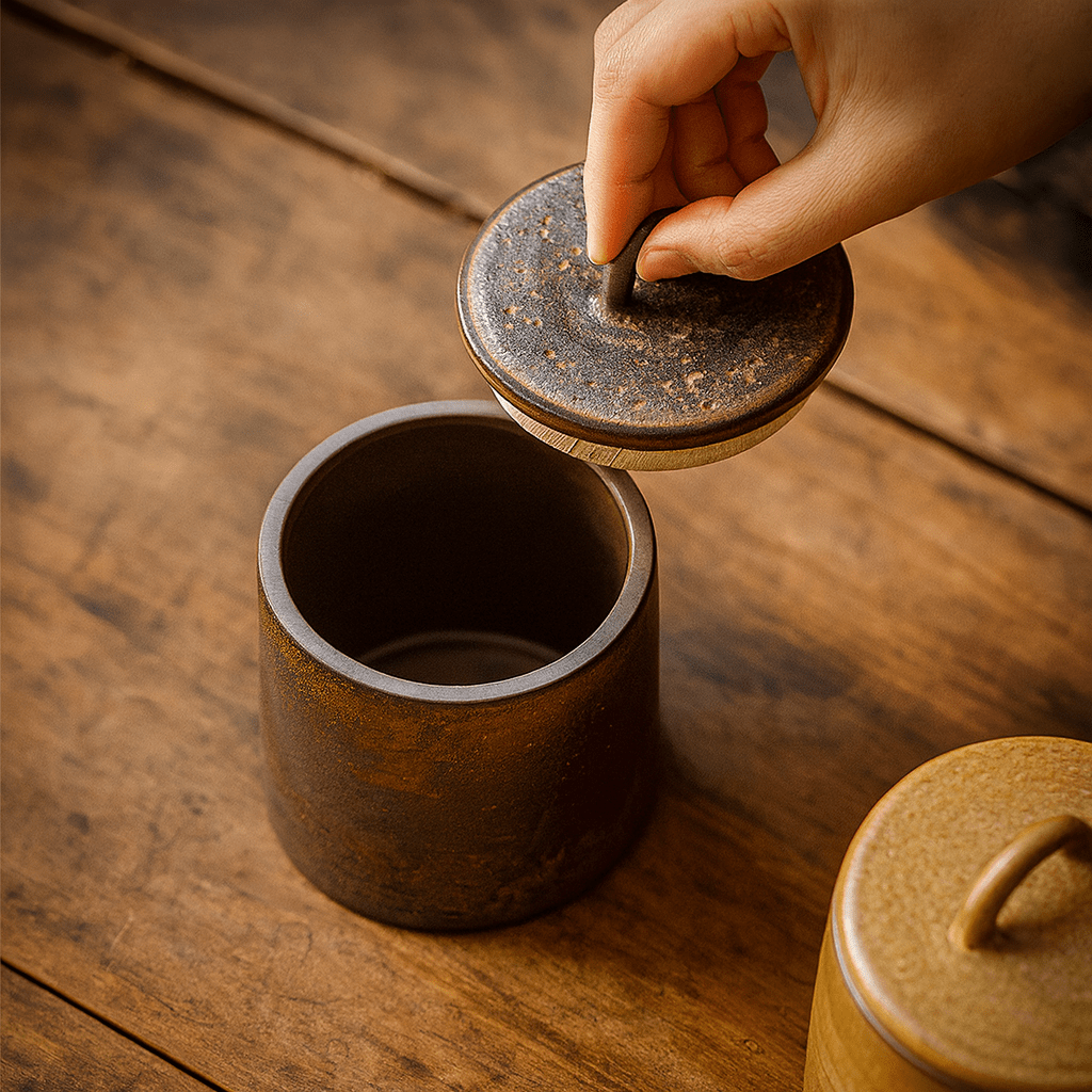 Théièrea | Boite à thé vintage design japonais émaillé 350ml