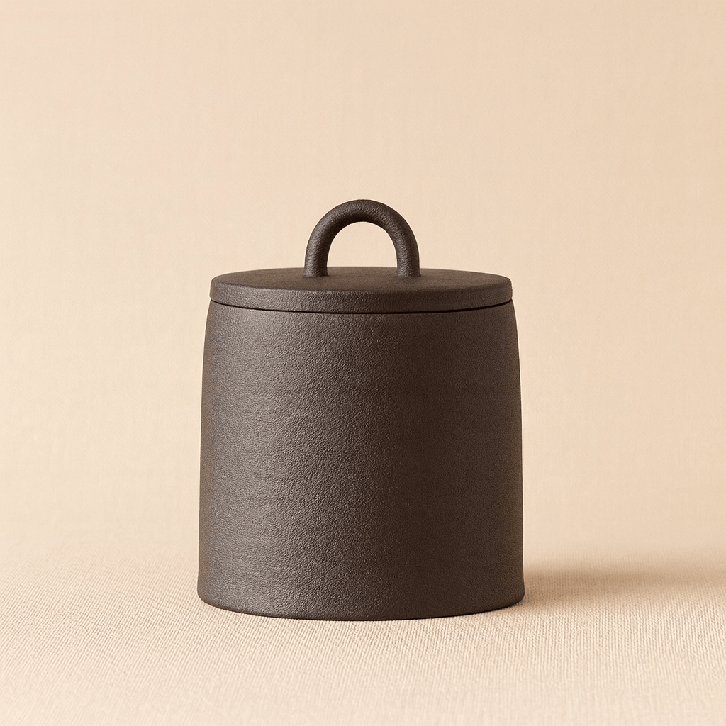 Théièrea | Boite à thé vintage design japonais émaillé 350ml Noir
