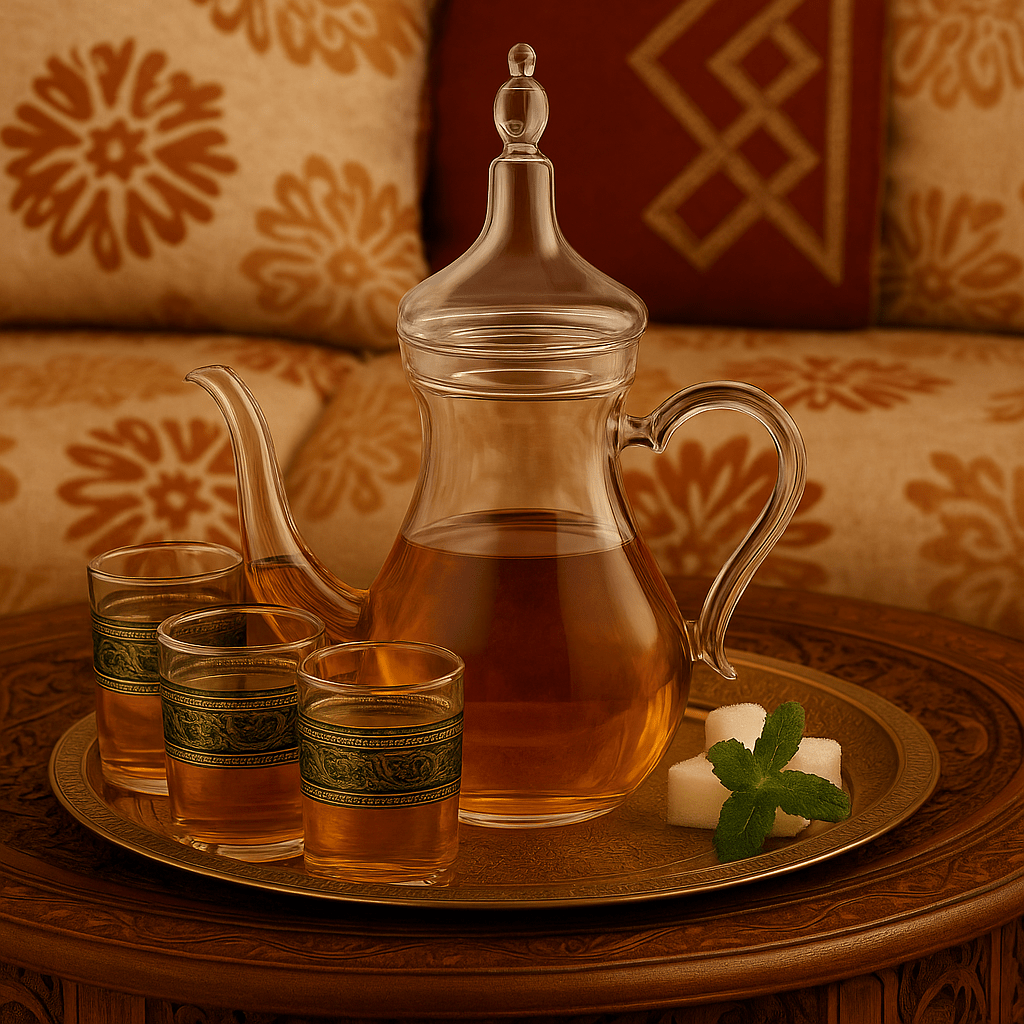 Théièrea | Dahlia — Théière marocaine en verre borosilicate 1L 1000 ml