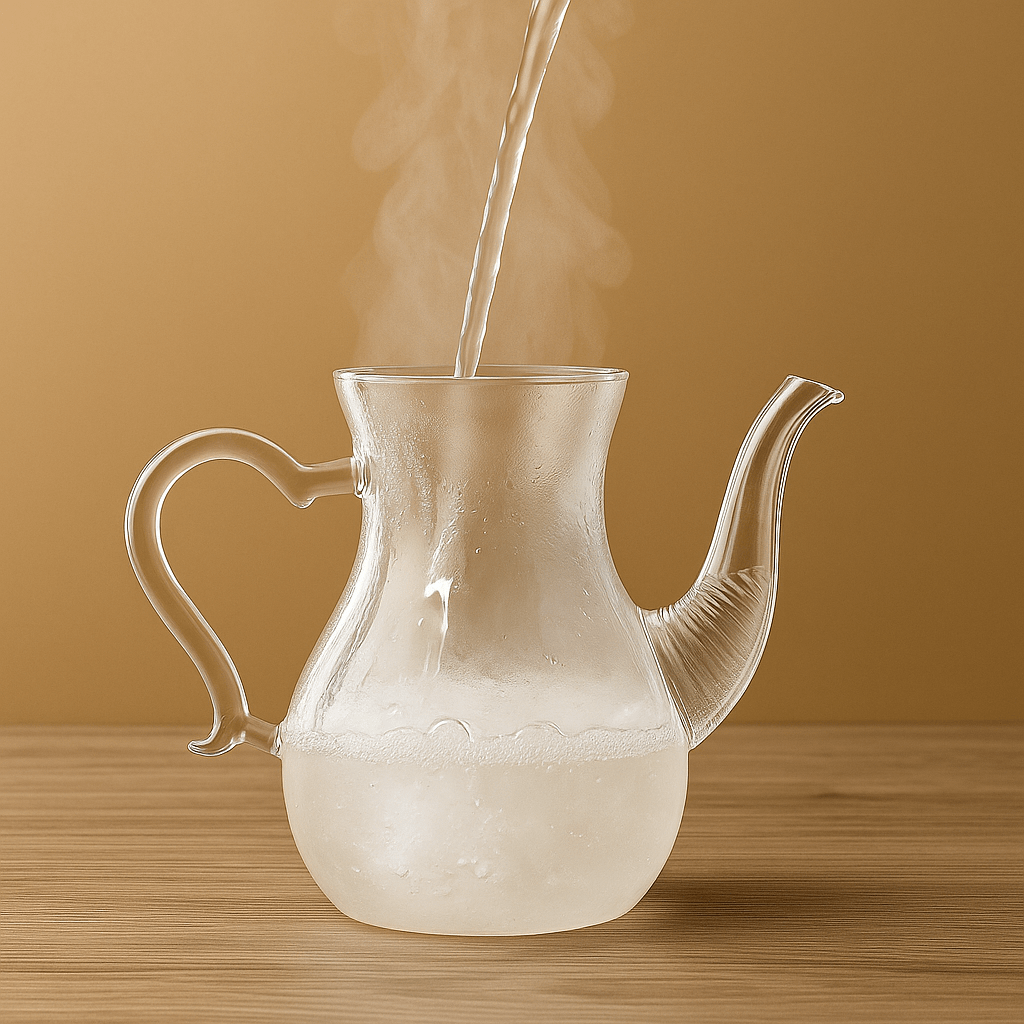 Théièrea | Dahlia — Théière marocaine en verre borosilicate 1L 1000 ml