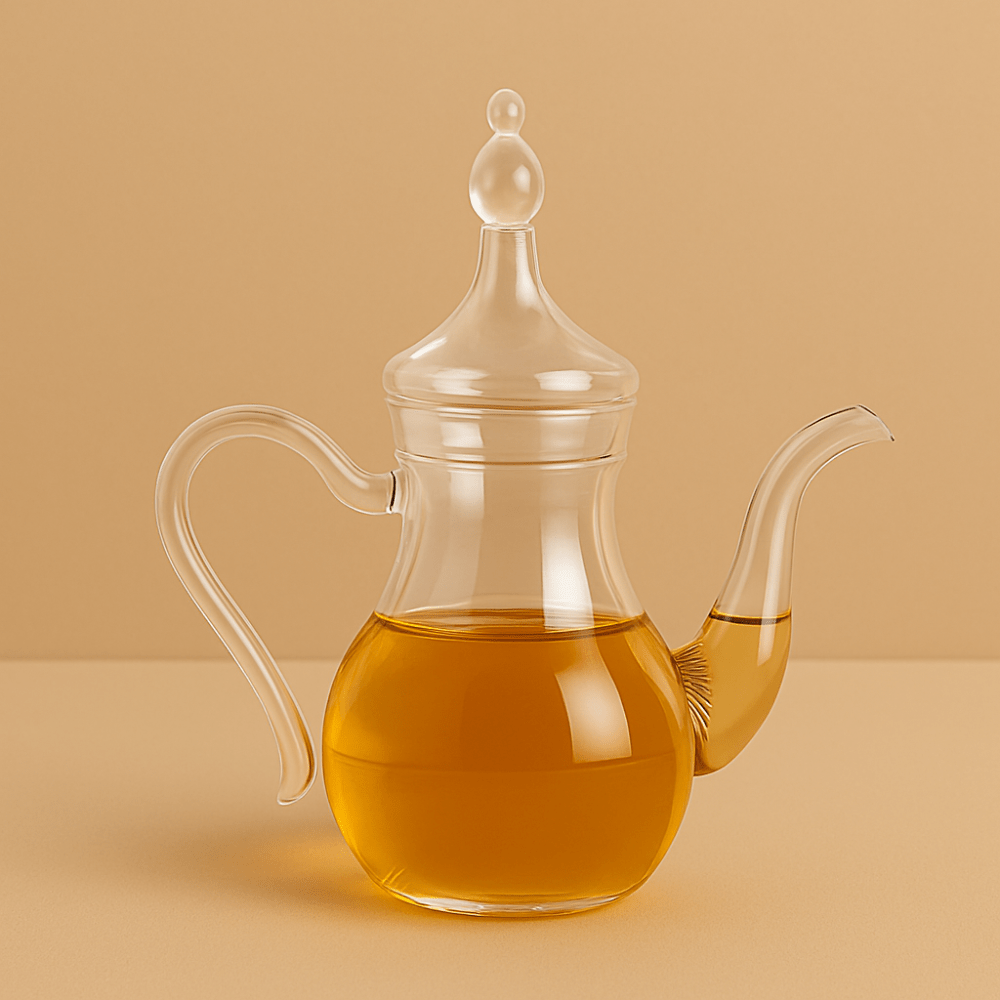 Théièrea | Dahlia — Théière marocaine en verre borosilicate 1L 1000 ml