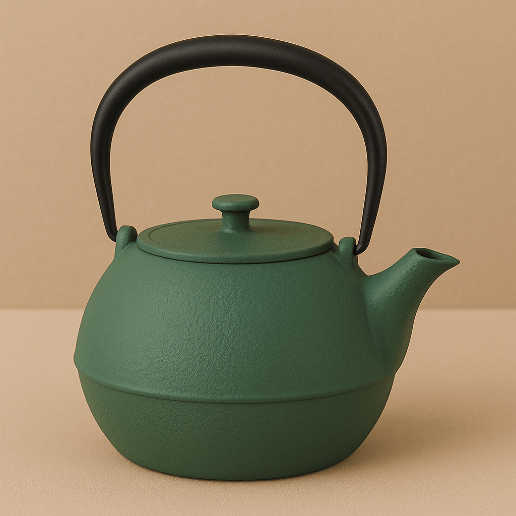 Théièrea | Forgea — Théière en fonte avec infuseur 1200ml Vert