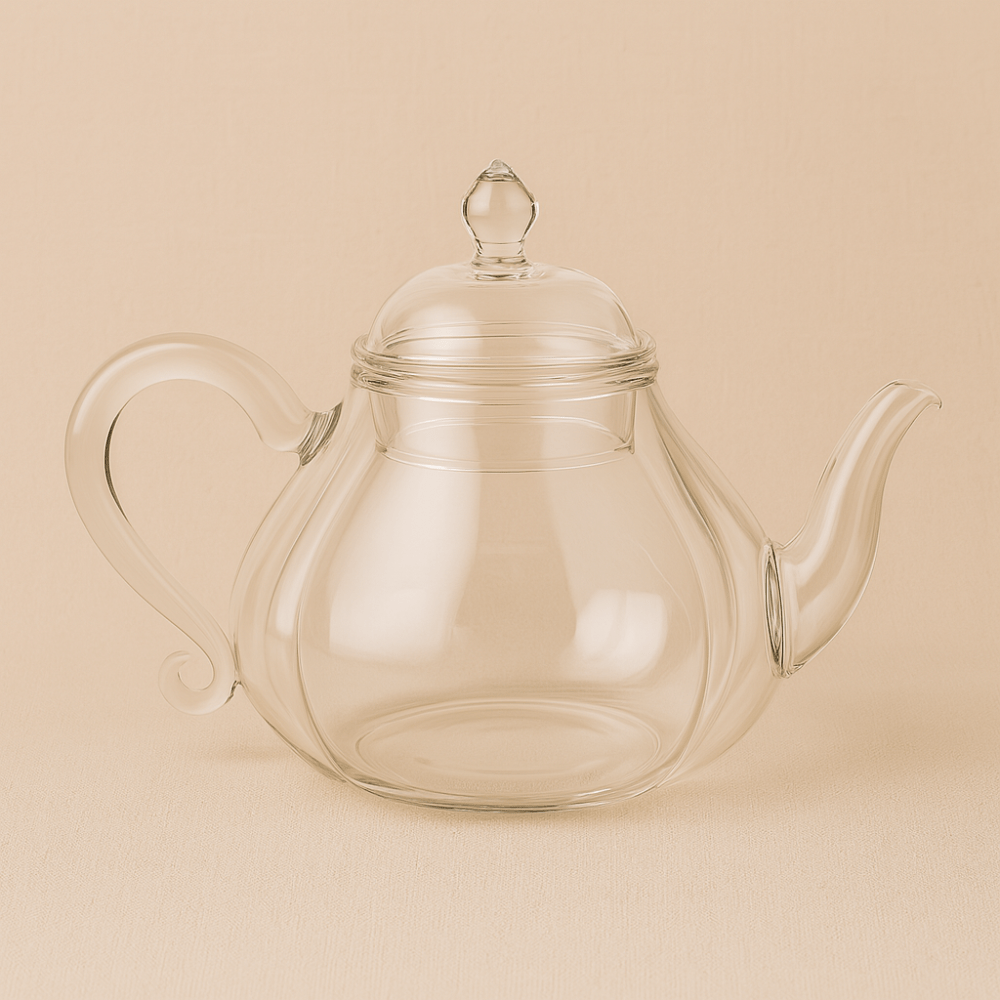 Théièrea | Glintéa — Théière en verre borosilicate 400ml Blanc