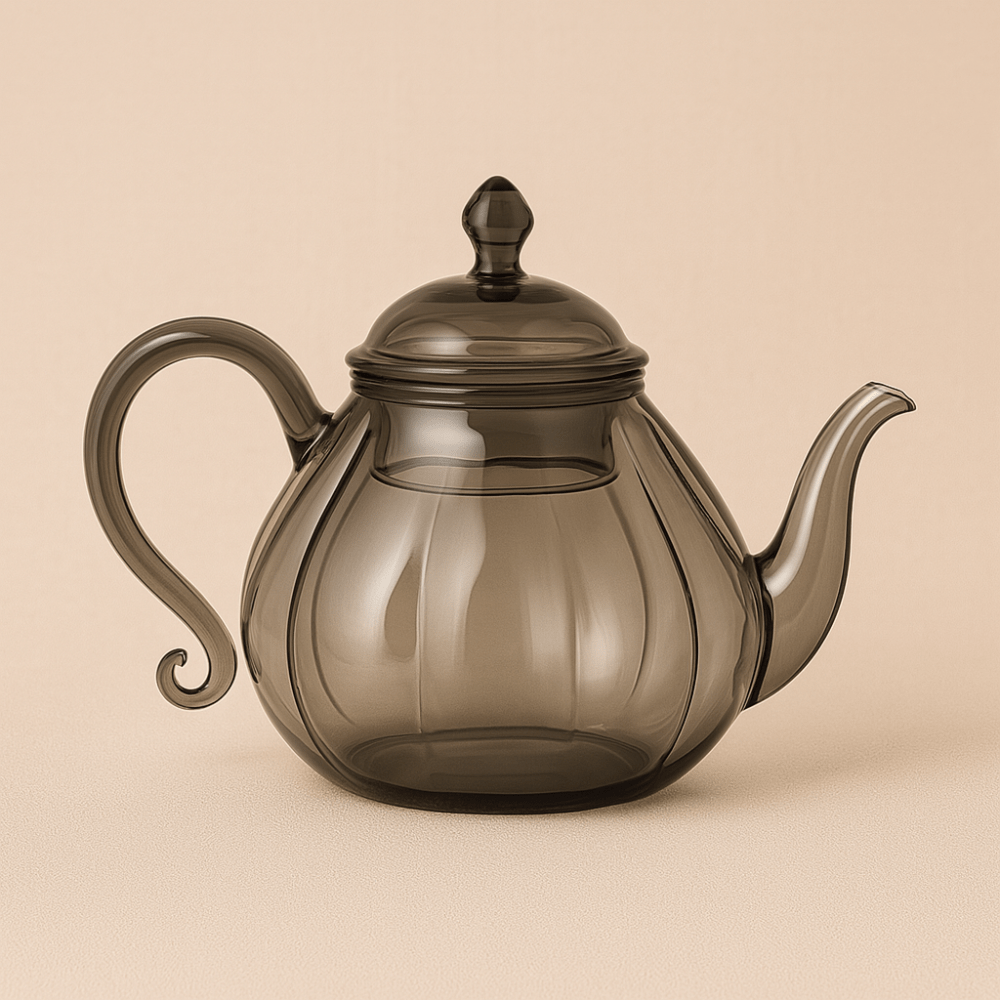 Théièrea | Glintéa — Théière en verre borosilicate 400ml Noir
