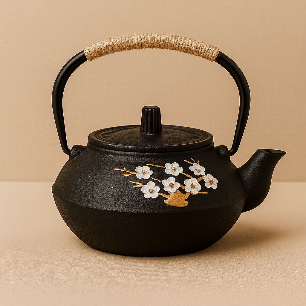 Théièrea | Haiku — Théière en fonte fleurie style japonais 800 ml
