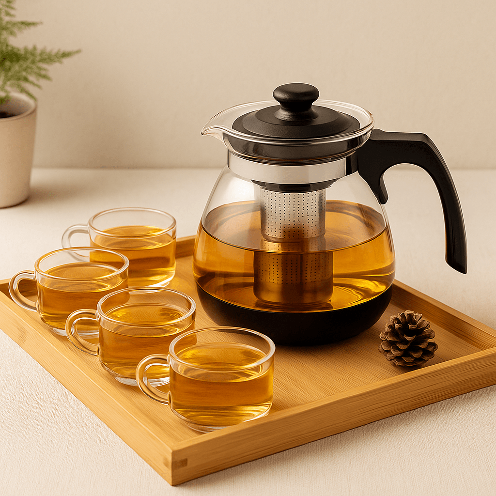 Théièrea | Halo — Théière en verre borosilicate avec infuseur