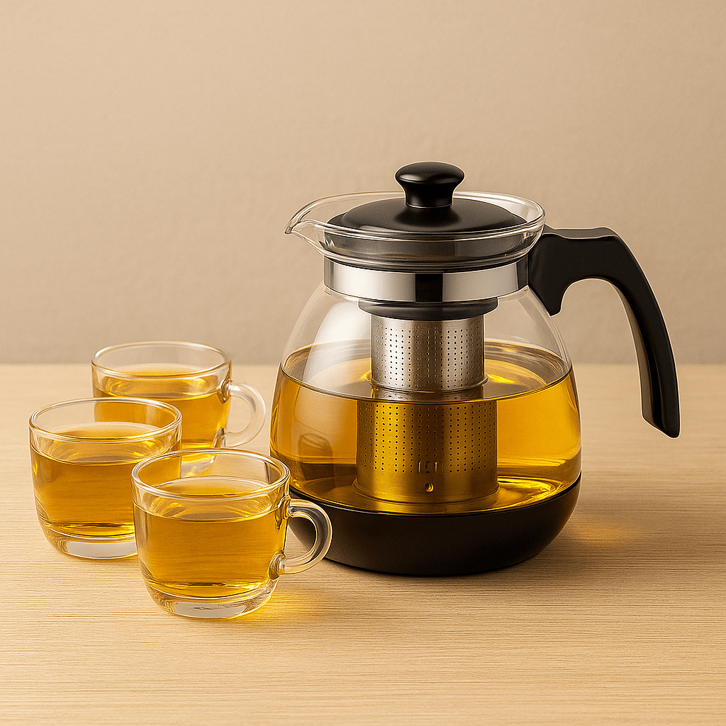 Théièrea | Halo — Théière en verre borosilicate avec infuseur