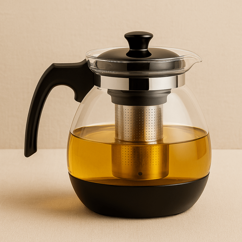 Théièrea | Halo — Théière en verre borosilicate avec infuseur 1600 ml
