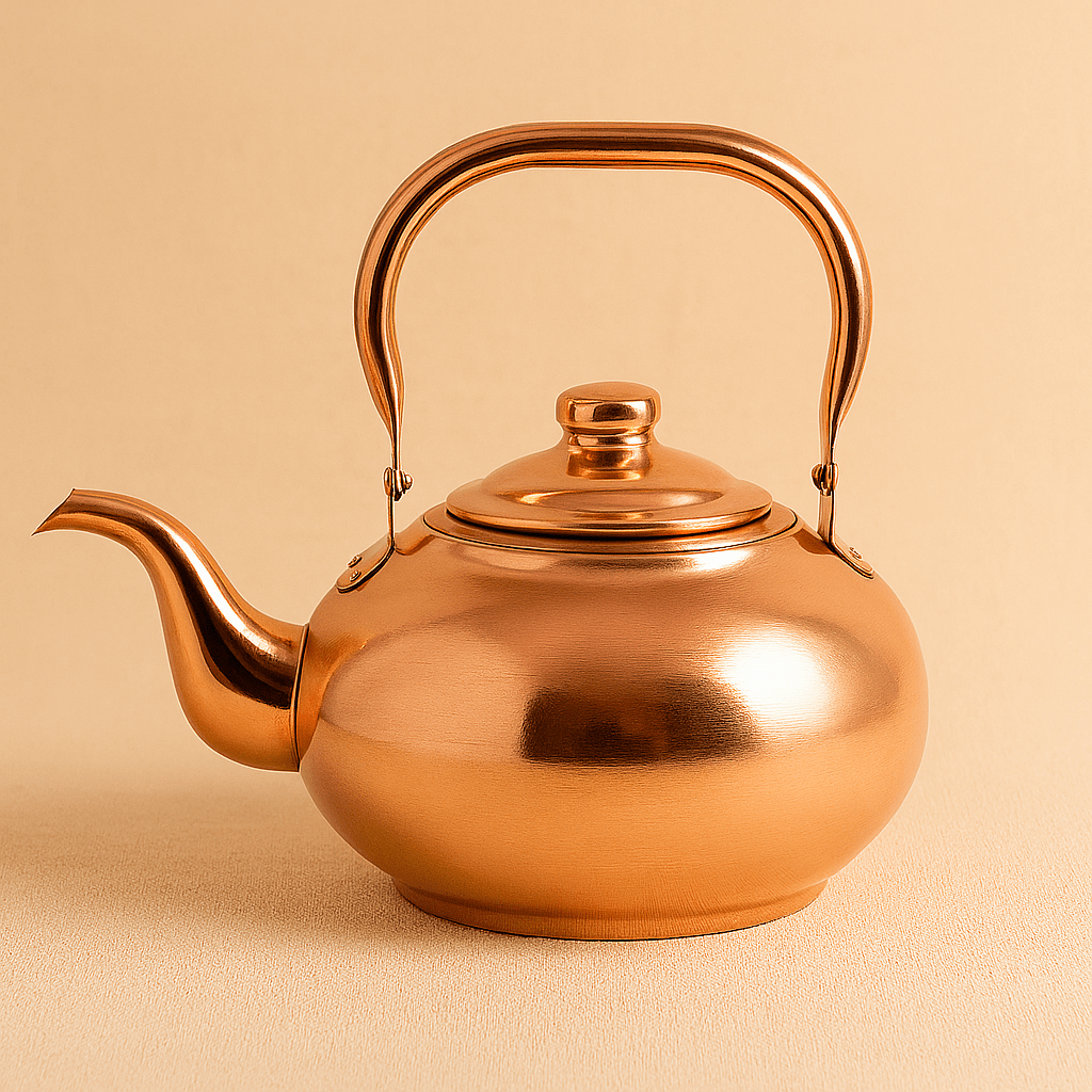 Théièrea | Jinchun — Théière chinoise brillante en cuivre 1200ml 1200 ml