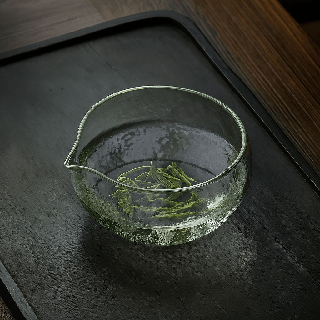Théièrea | Kit matcha 2 pièces bol verre martelé et fouet bambou 2 pièces