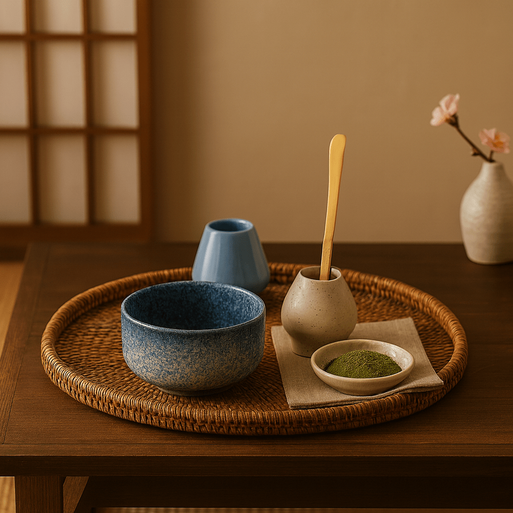 Théièrea | Kit matcha cérémonie japonaise 6 pièces avec bol et tamis