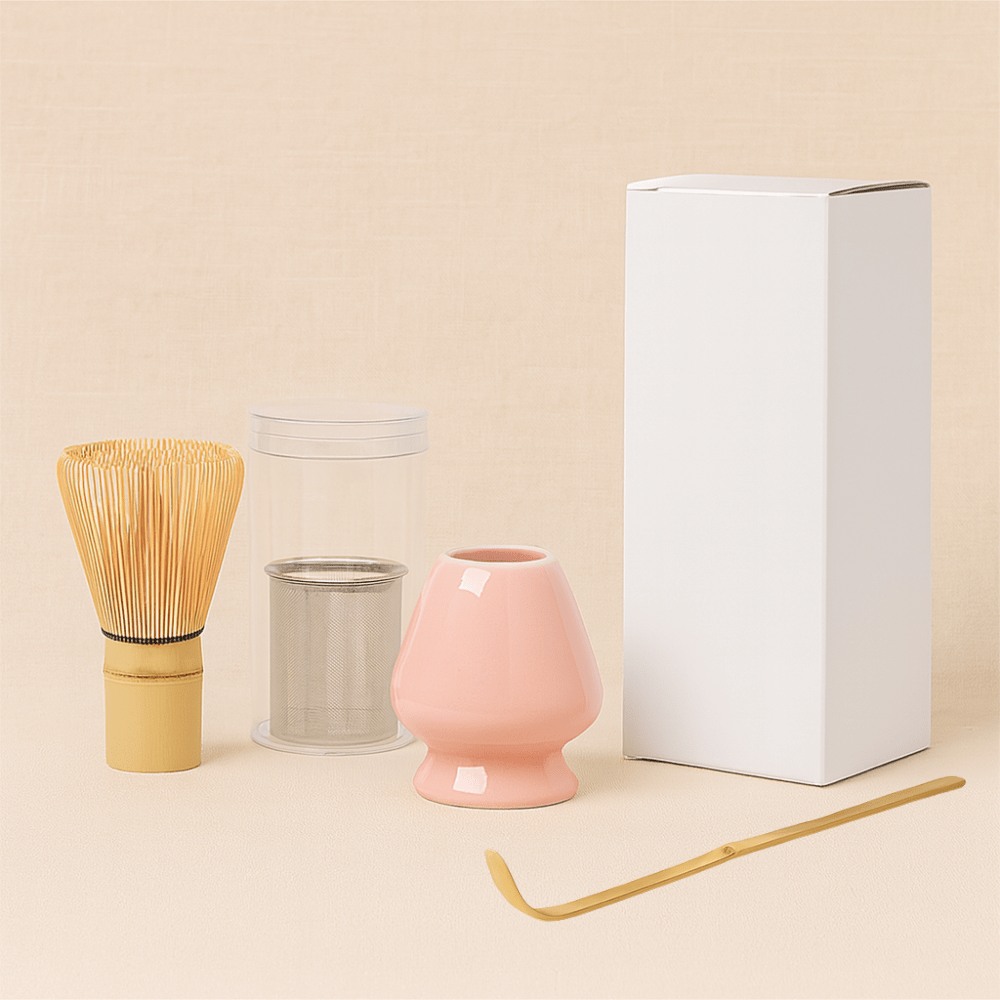 Théièrea | Kit matcha tradition 3 pièces en céramique Rose