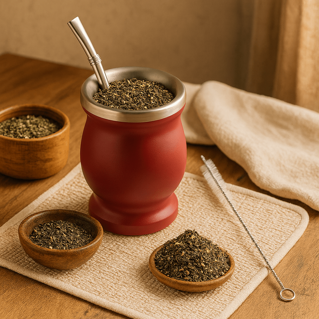 Théièrea |Kit maté 230ml moderne en acier inoxydable alimentaire