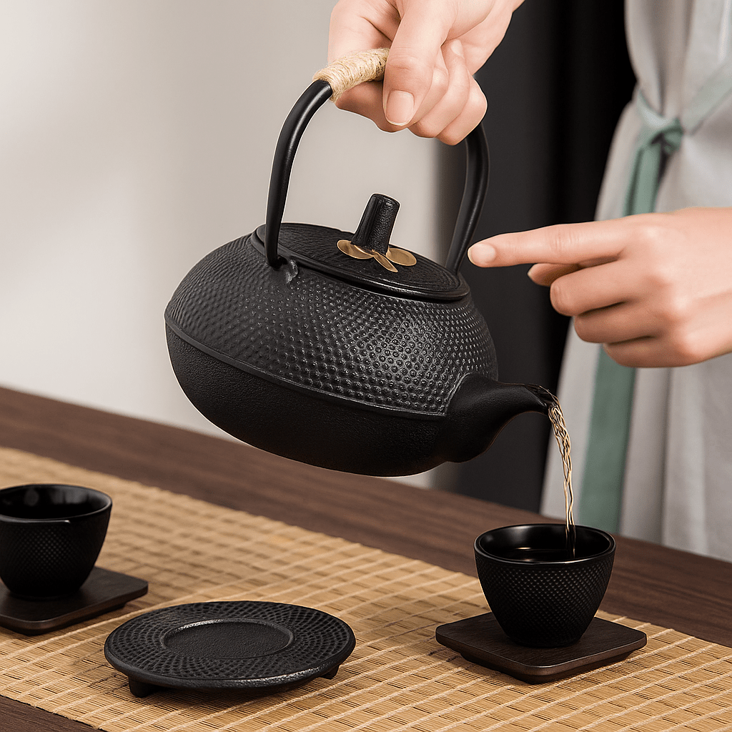 Théièrea | Kuro — Théière en fonte noire style japonais