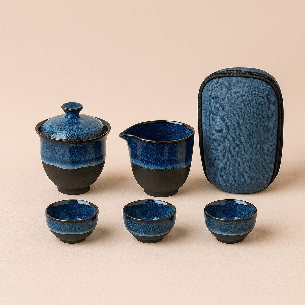 Théièrea | Lanyu — Service à thé de voyage chinois en céramique 200ml 200 ml