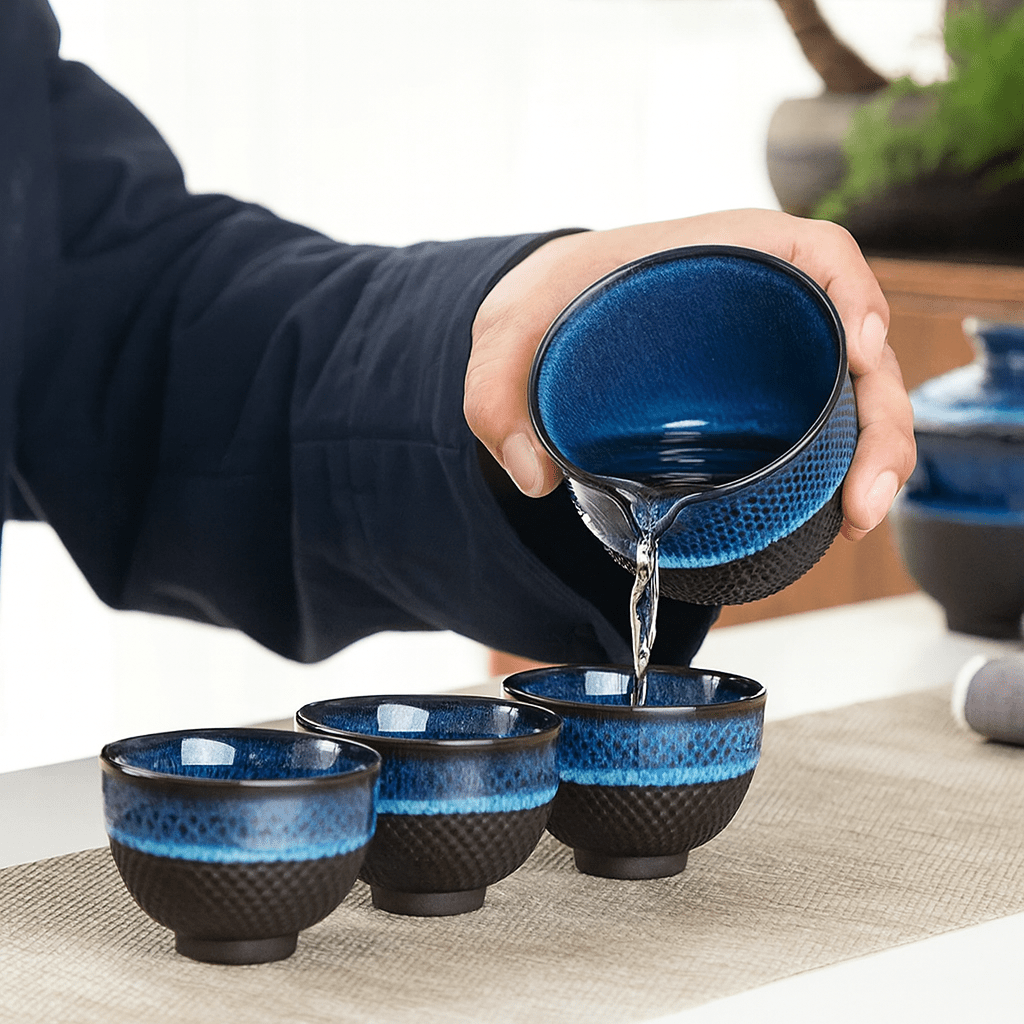 Théièrea | Lanyu — Service à thé de voyage chinois en céramique 200ml 200 ml