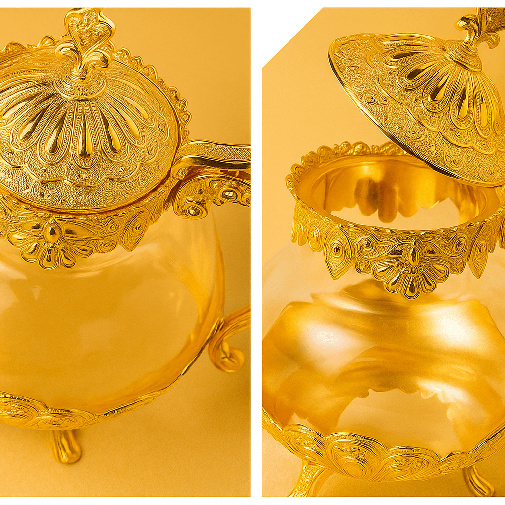 Théièrea | Malika — Théière marocaine luxueuse en verre