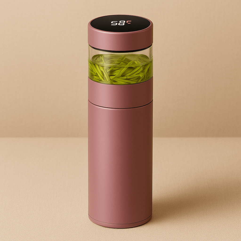 Théièrea | Minty — Théière isotherme portable intelligente 450ml Rose