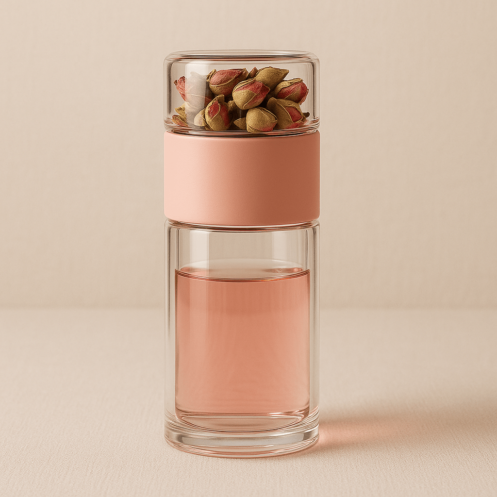 Théièrea | Nomaya — Théière isotherme en verre portable 230ml C