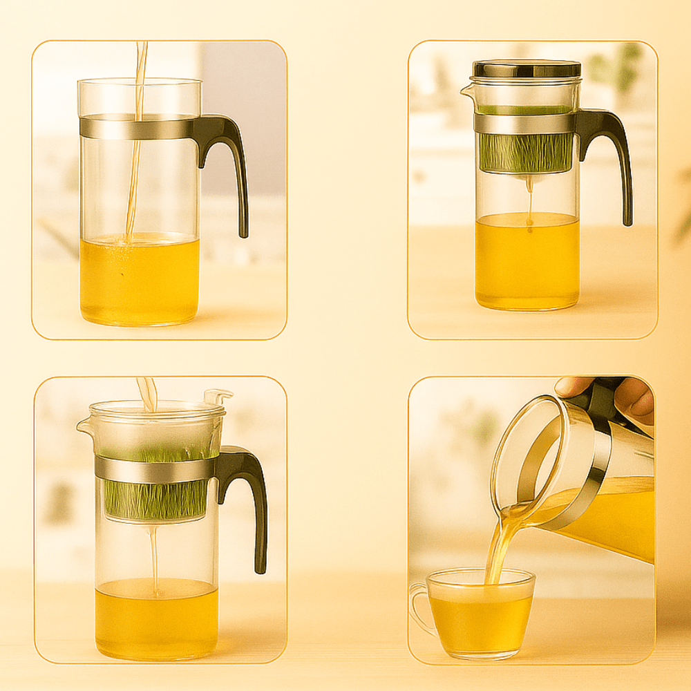 Théièrea | Ondine — Théière en verre borosilicate avec filtre 750ml 750 ml