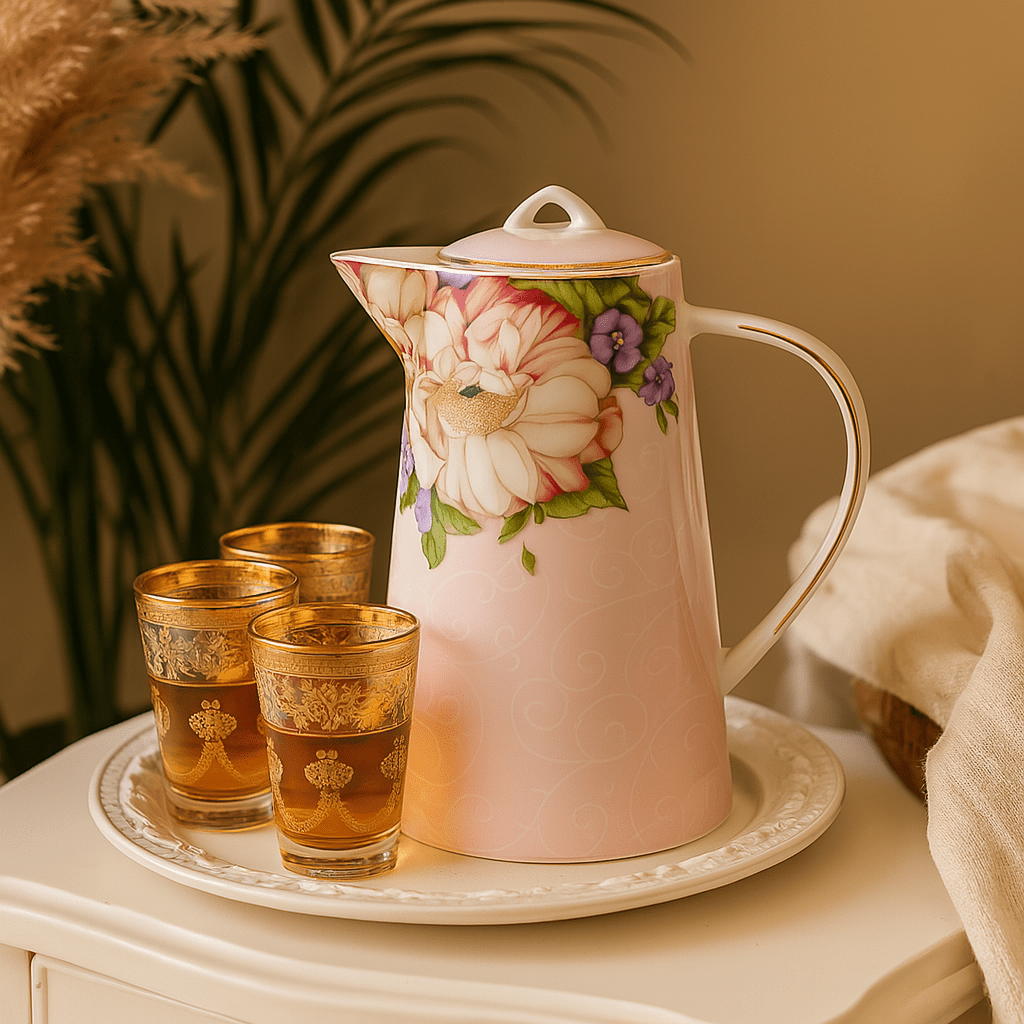 Théièrea | Primrose — Théière anglaise en porcelaine fleurie 1000ml