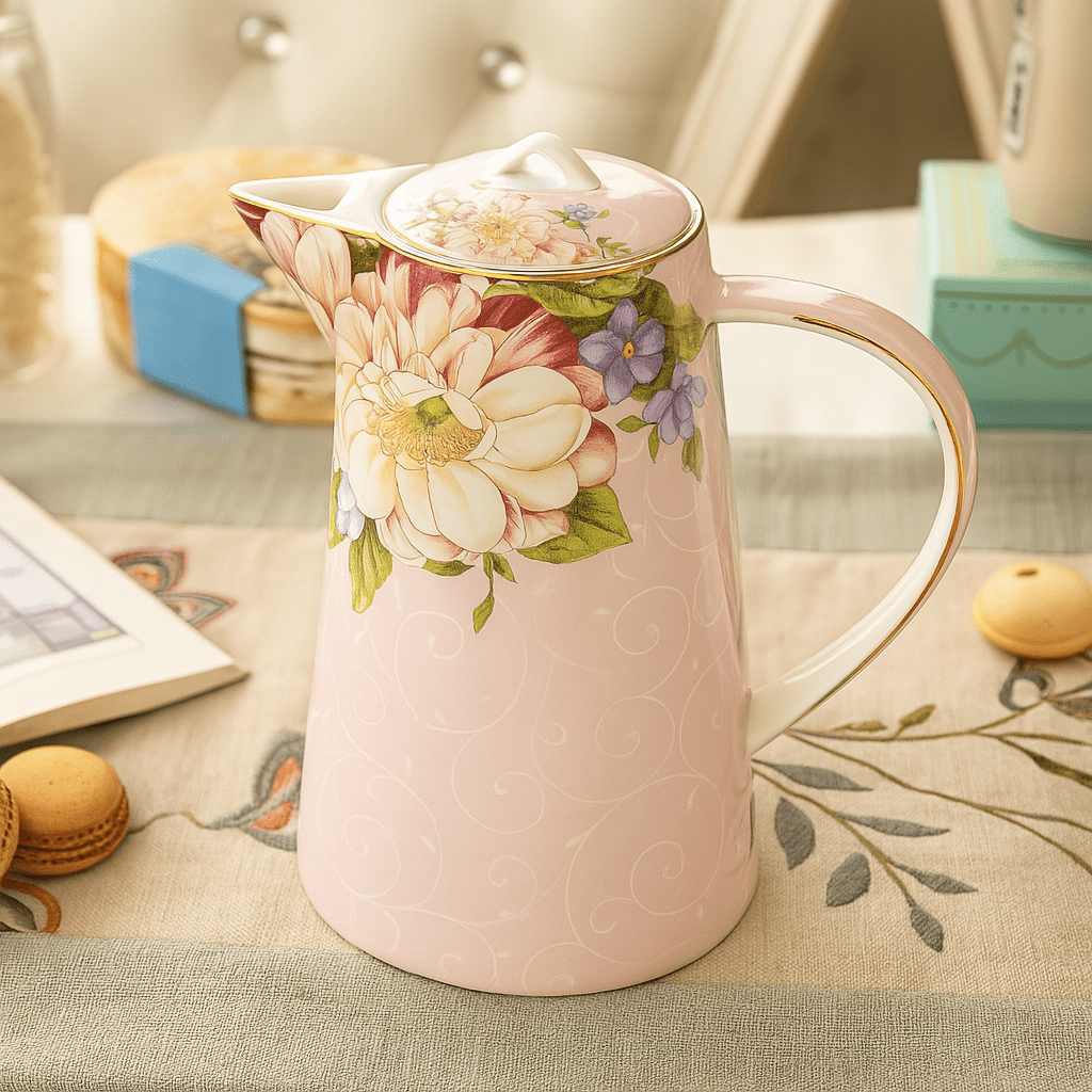 Théièrea | Primrose — Théière anglaise en porcelaine fleurie 1000ml