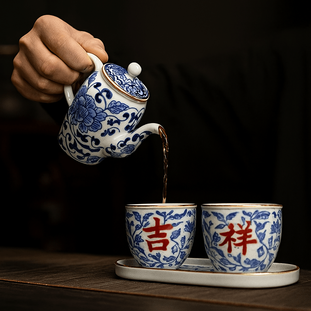 Théièrea | Seika — Théière japonaise en porcelaine fleurie 130ml 130 ml