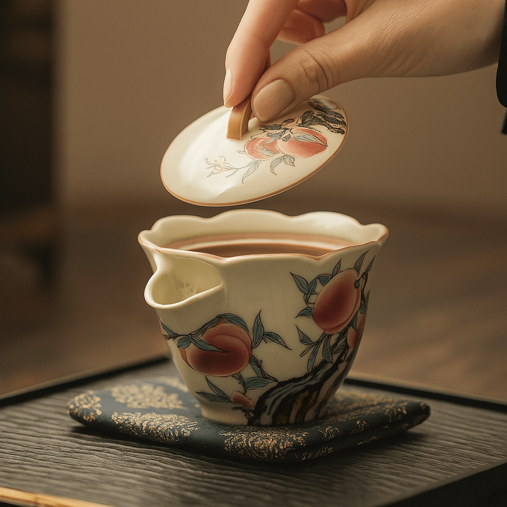 Théièrea | Taohua — Théière vintage chinoise en porcelaine 100ml 100 ml