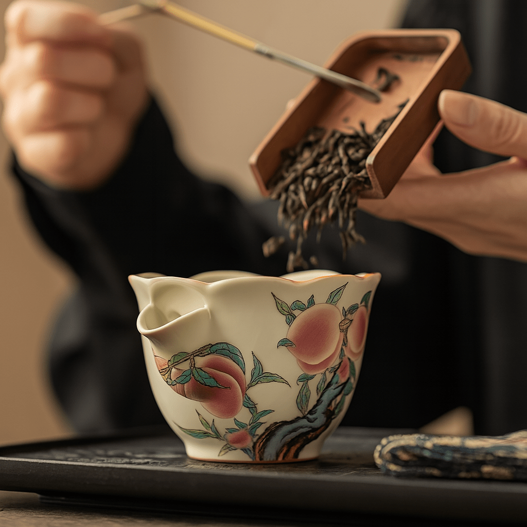 Théièrea | Taohua — Théière vintage chinoise en porcelaine 100ml 100 ml