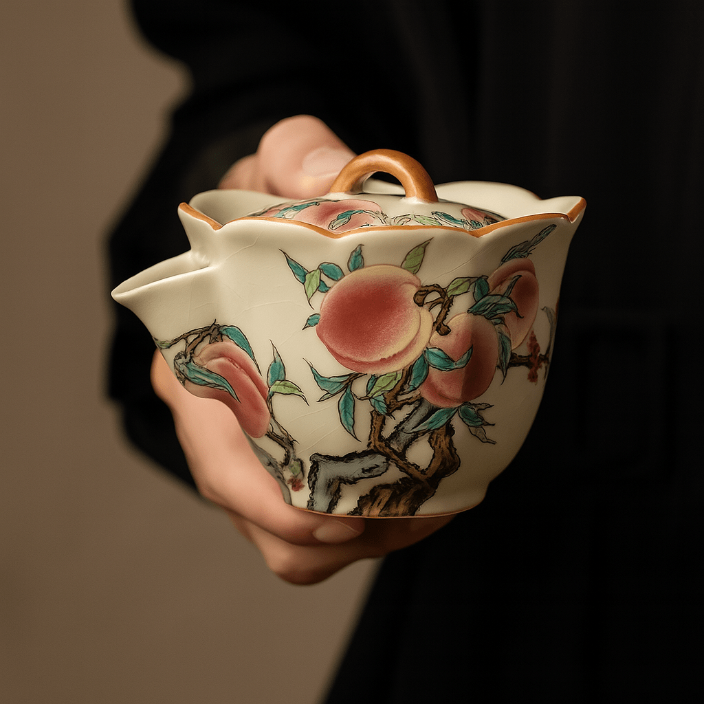 Théièrea | Taohua — Théière vintage chinoise en porcelaine 100ml 100 ml