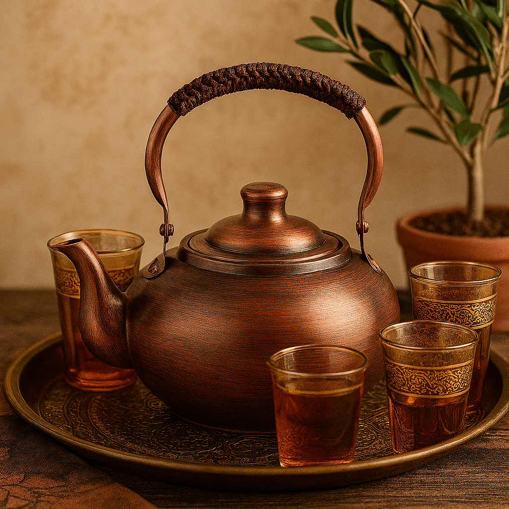 Théièrea | Xuantong — Théière chinoise vintage en cuivre 1200ml 1200 ml