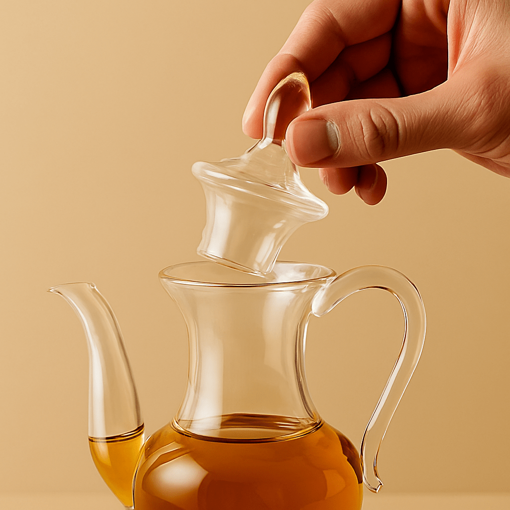 Théièrea | Zeytouna — Théière marocaine en verre borosilicate 500ml 500 ml