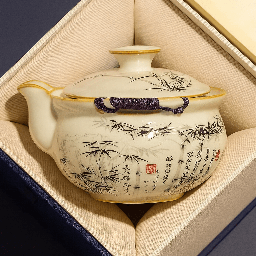 Théièrea | Zhulin — Théière traditionnelle chinoise en porcelaine 100ml 100 ml