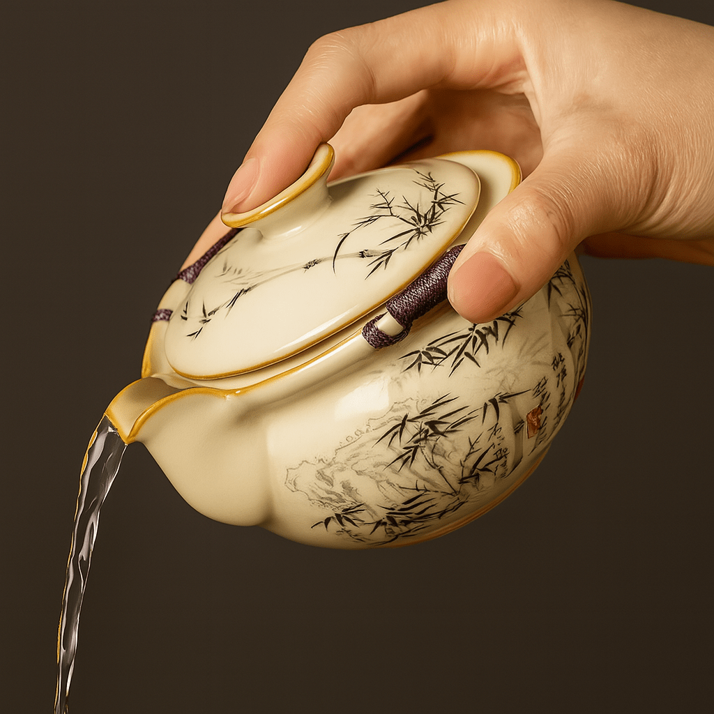 Théièrea | Zhulin — Théière traditionnelle chinoise en porcelaine 100ml 100 ml