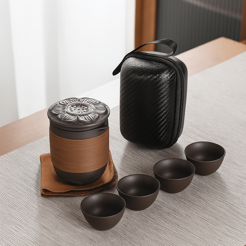 Théièrea | Ziwei — Théière portable en argile violettes 270ml 270 ml