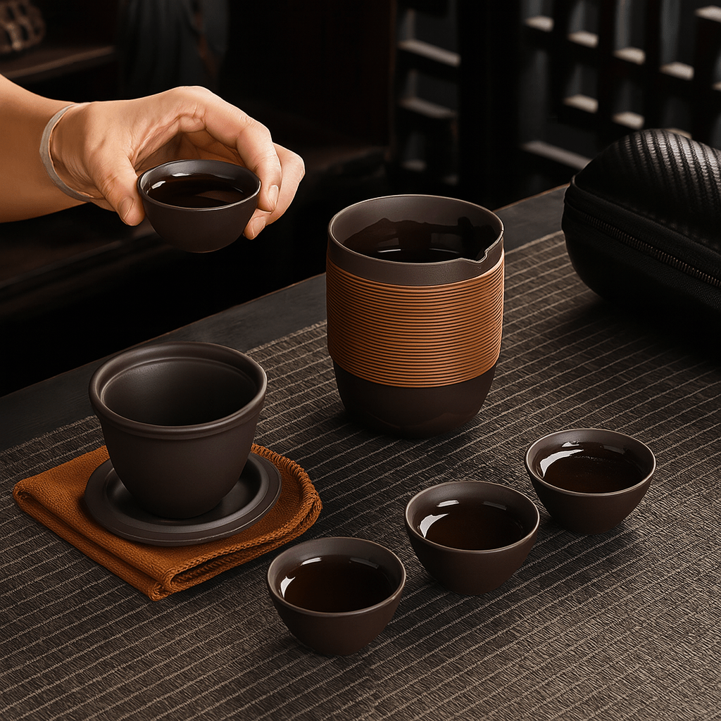 Théièrea | Ziwei — Théière portable en argile violettes 270ml 270 ml