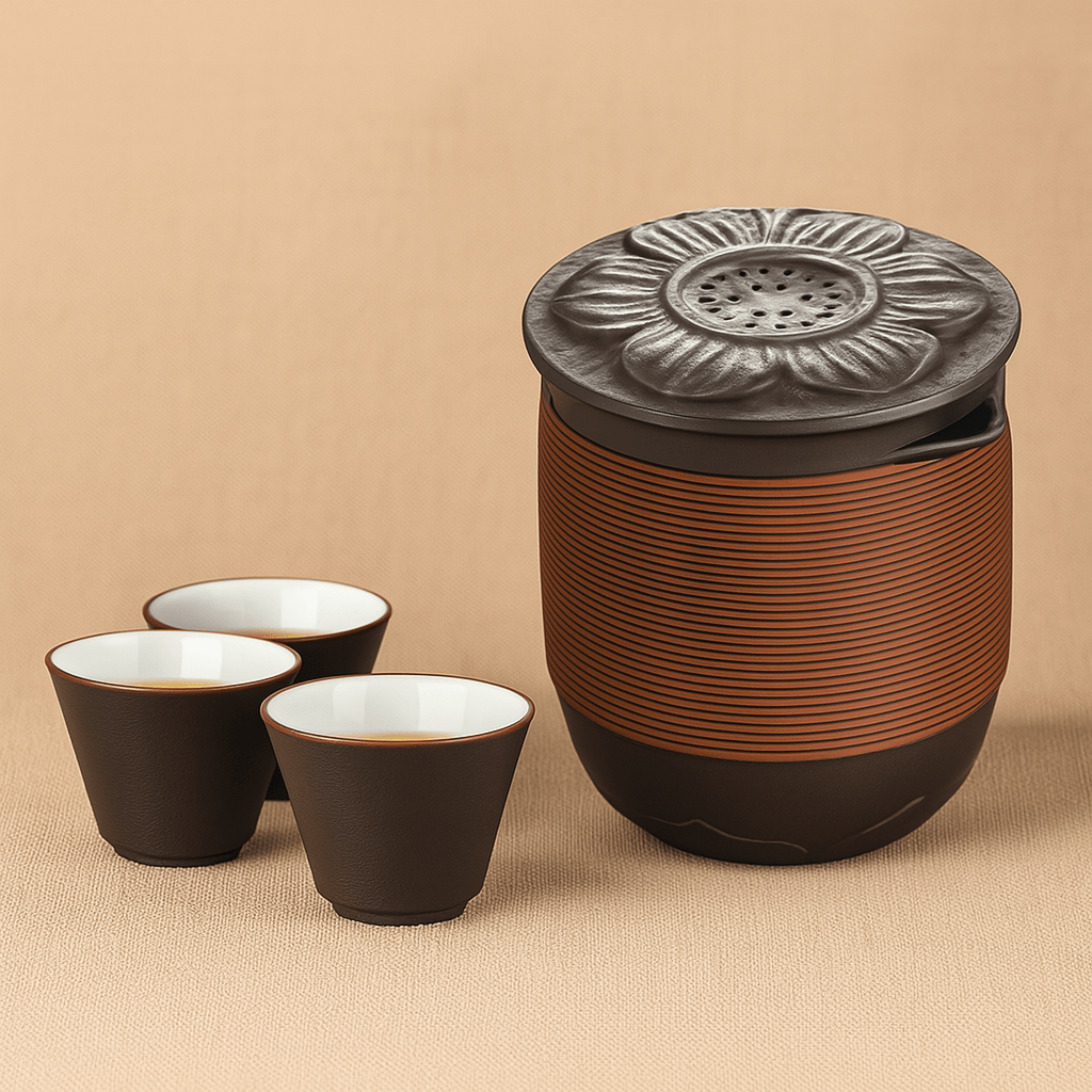 Théièrea | Ziwei — Théière portable en argile violettes 270ml 270 ml