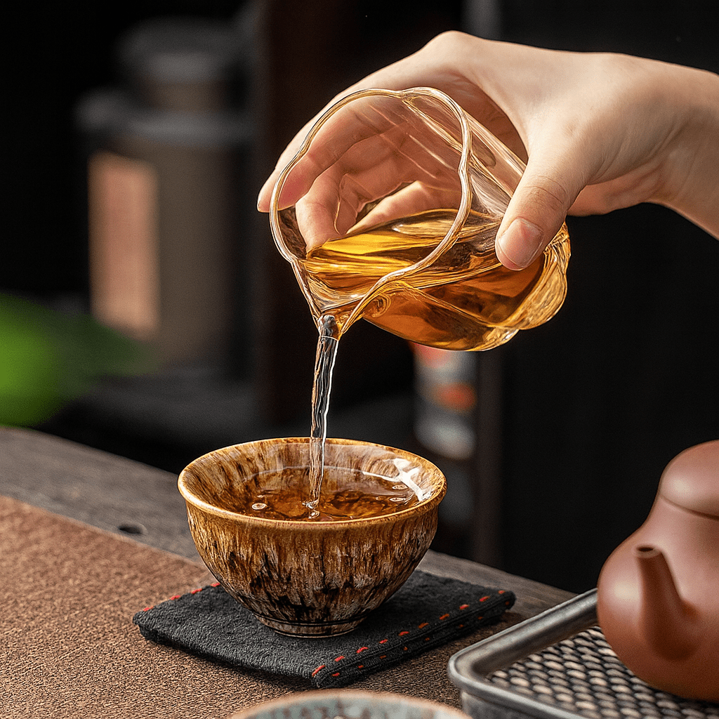 TH® | Coffret 5 pièces tasses à thé Kung Fu en céramique artisanale 5 pièces