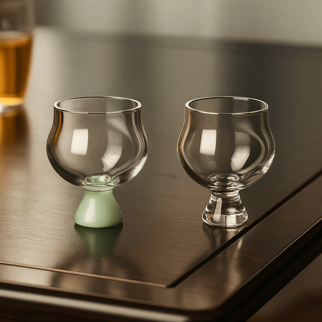 TH® | Tasse à thé traditionnelles Kung Fu en verre transparent 50ml